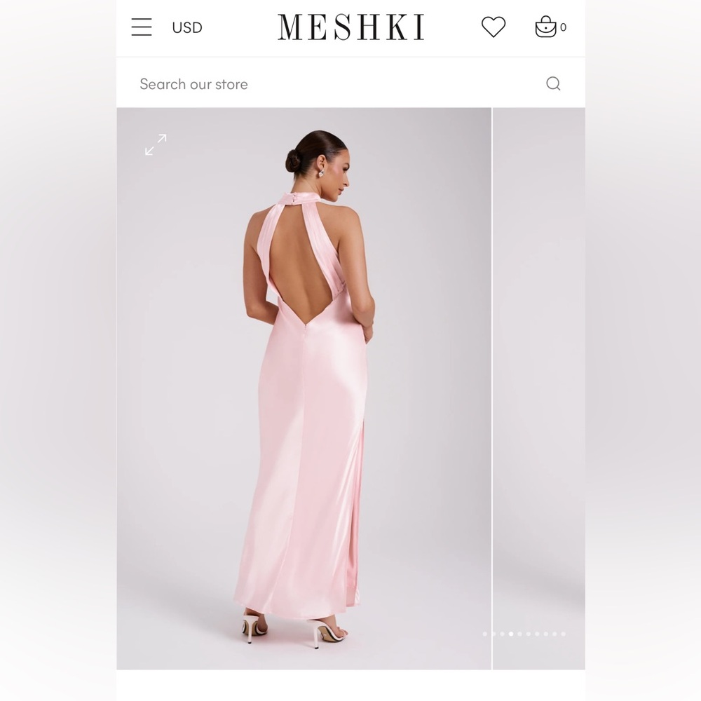 Pink Bridesmaid Dress